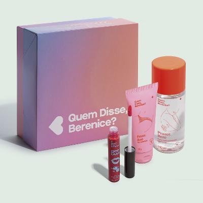 Quem disse, Berenice? Kit Balm Líquido Rosa 4,6ml + Óleo Massageador Corporal 110ml + Gel Corporal 20ml