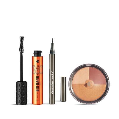 Quem disse, Berenice? Kit Máscara de Cílios 10g + Caneta Delineadora 1ml + Pó Compacto Facial
