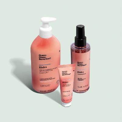 Quem disse, Berenice? Kit Hidra: Loção Corporal 400ml + Body Splash 200ml + Creme para Mãos 30g
