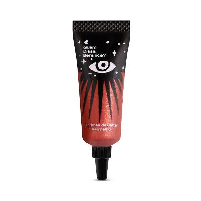 QDB Lágrimas de Glitter Vermelho Glitter Multifuncional 9ml