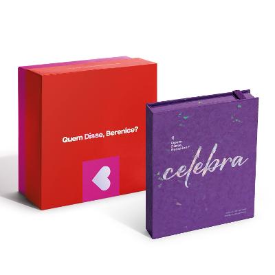 Combo Presente Natal Celebrar: Paleta Multifuncional Celebra 36g + Caixa de Presente G