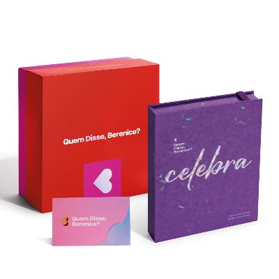 Kit Presente Celebra:  Paleta de Maquiagem Multifuncional 21,6g + Caixa de Presente + Cartão Presente
