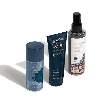 Combo Harry Potter: Body Splash 200ml + Água Micelar Facial 150ml + Gel de Limpeza Facial 2 em 1 100g