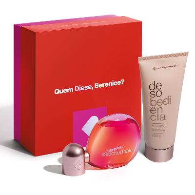 Combo Presente Sempre Desobediente: Eau De Parfum 100ml + Loção Corporal 200g + Caixa de Presente