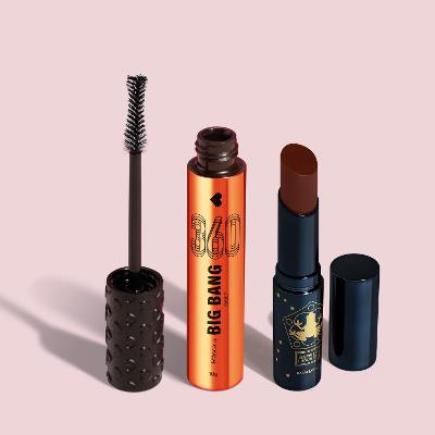 Combo Balm Labial Marrom Harry Potter 3,2g  + Máscara de Cílios Big Bang10g