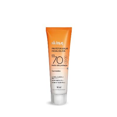 Protetor Solar Facial Delícia FPS 70 skin.q  10ml