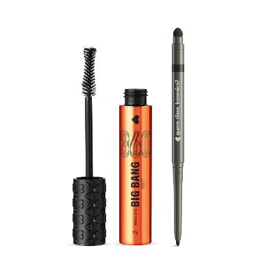 Kit Make Olhos: Máscara de Cílios Big Bang 360 + Lápis Esfumador Pretô