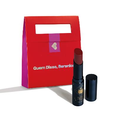 Combo Harry Potter Quem Disse, Berenice?: Balm Labial Vermelho 3,2g + Sacola de Presente