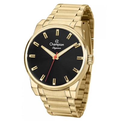Relógio de Pulso Masculino Dourado Champion Analógico CN27590U