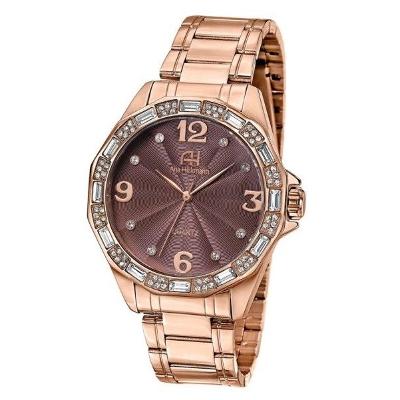 Relógio Champion Ana Hickmann Analógico Rosé Cristais AH28946R Colar e Brincos