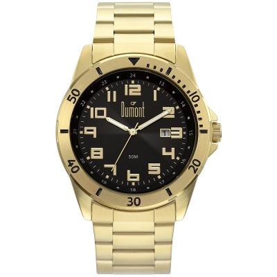 Relógio de Pulso Masculino Dourado Champion Analógico CN27590U
