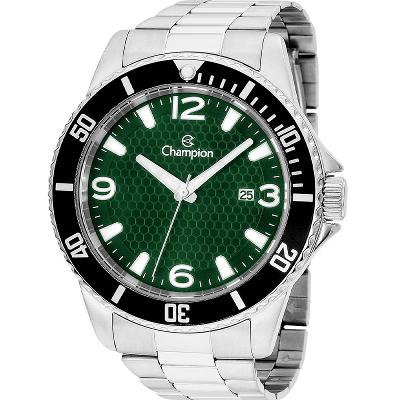Relógio Masculino Champion Analógico Prata Calendário CA31515G
