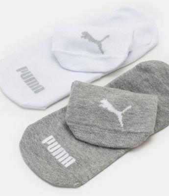 Kit 02 Meias Invisíveis em Algodão Puma
