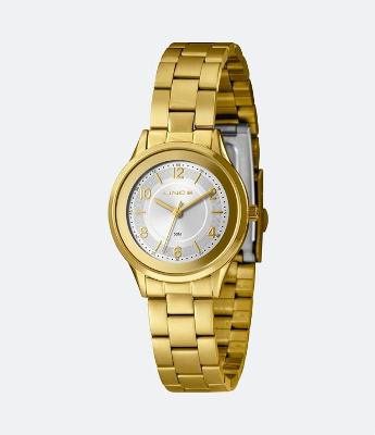 Relógio Lince Analógico com Pulseira e Caixa em Metal LRGH169L30 S2KX