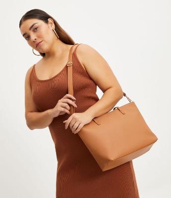 Bolsa Shopper Grande com Alças Duplas Reguláveis
