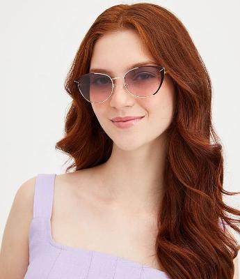 Óculos de Sol Gateado com Lentes Degrade