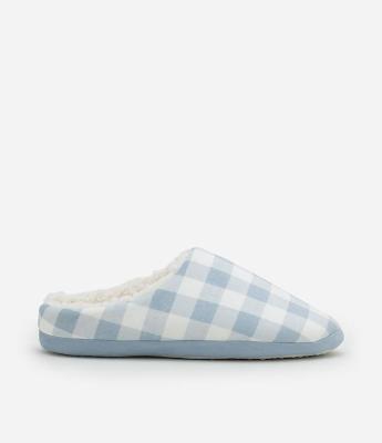 Pantufa Fechada com Estampa Xadrez