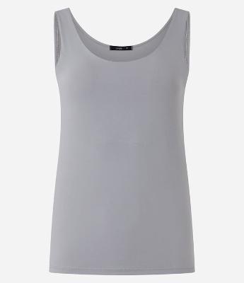 Blusa em Poliamida com Decote U