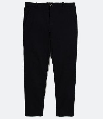 Calça Slim em Sarja com Elastano