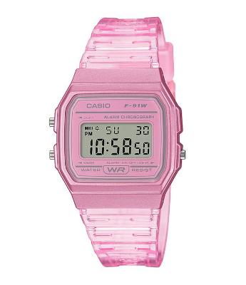 Relógio Casio Feminino Digital F-91WS-4DF