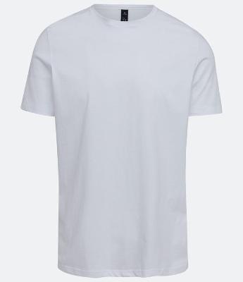 Camiseta Slim Básica em Algodão Peruano com Gola Redonda