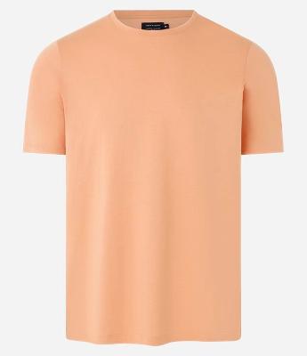 Camiseta Slim Básica em Algodão Peruano com Gola Redonda