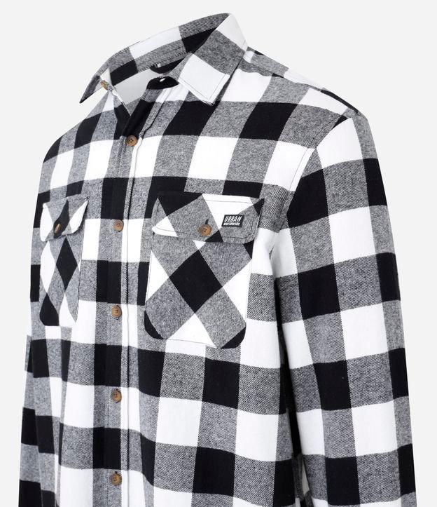 Camisa Regular em Algodão Xadrez e Manga Longa - 2