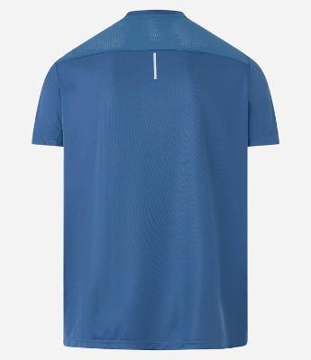 Camiseta Esportiva em Tecnologia Dry com Recortes e Detalhes Refletivos
