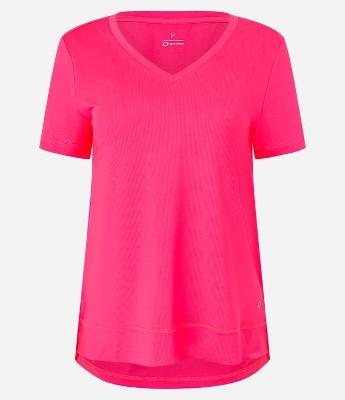 Camiseta Esportiva com Barra Alongada