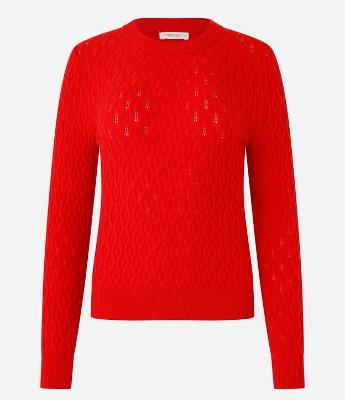 Blusa em Tricô com Textura de Ondinhas