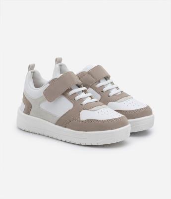 Tênis Street Infantil com Recortes e Velcro - Tam 20 ao 27