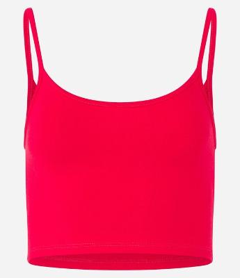 Blusinha de Alça Cropped em Cotton