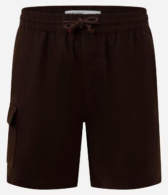 Bermuda Reta em Linho com Bolso Cargo Lateral