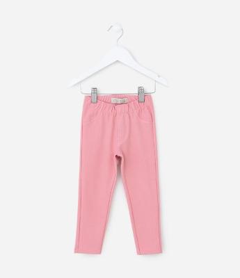 Calça Jegging Infantil com Bolso - Tam 1 a 5 anos