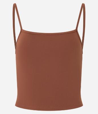 Blusa Cropped de Alcinha em Poliamida