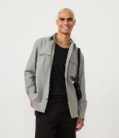Camisa Regular em Flanela com 02 Bolsos - 1