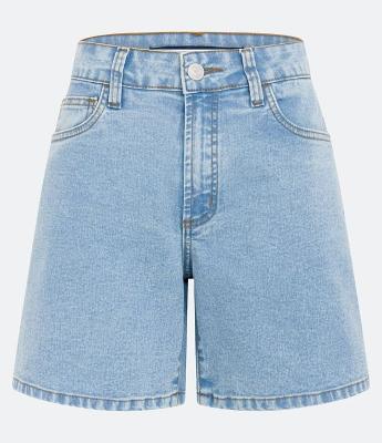 Short Jeans Clássico com Cintura Média