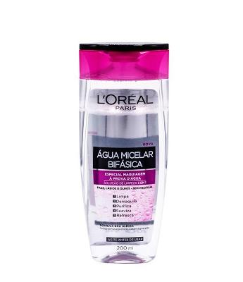 Água Micelar Bifásica L'Oréal Paris Solução de Limpeza 5 em 1