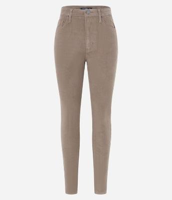 Calça Skinny em Veludo Cotelê