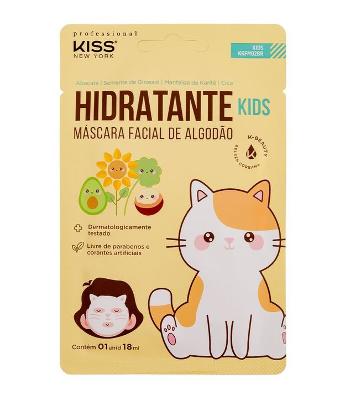 Máscara Facial em Tecido Hidratante Kids Kiss