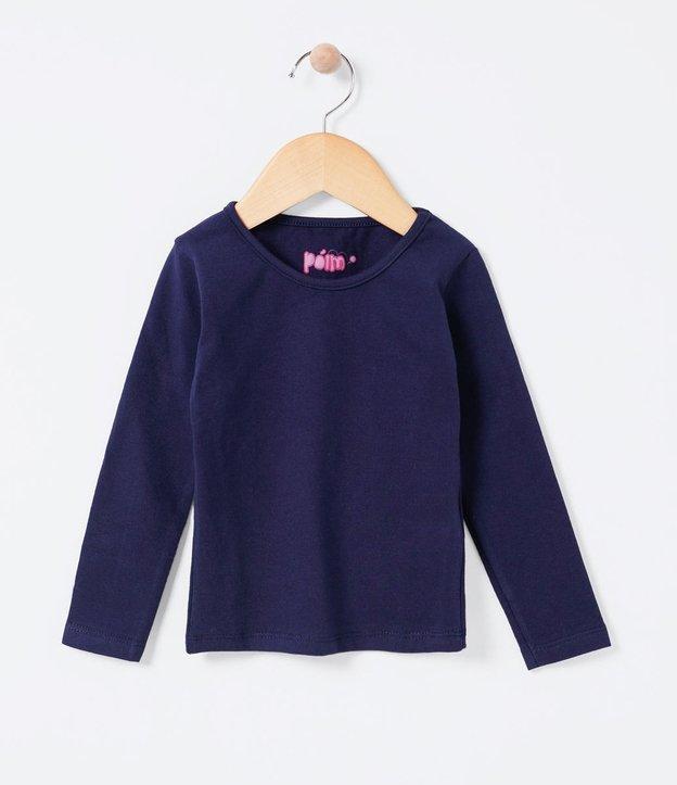 Blusa Infantil Básica em Cotton - Tam 1 a 5 anos - 1