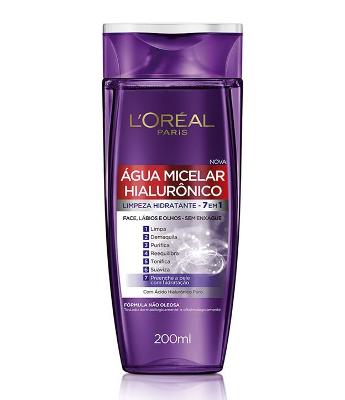 Água Micelar L'Oréal Paris Hialurônico, 200ml