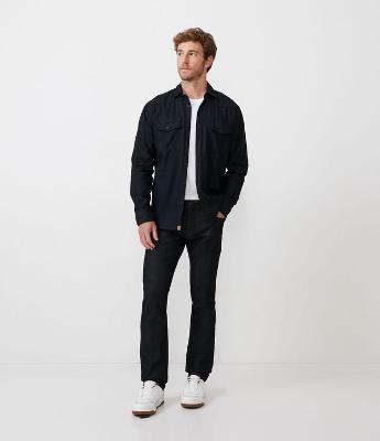 Calça Slim Jeans com Elastano