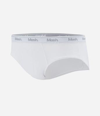 Cueca Slip em Meia Malha com Cós Elástico Mash