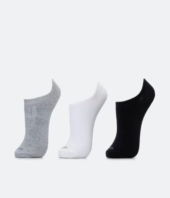 Kit 03 Meias Invisíveis Esportivas em Algodão Lupo