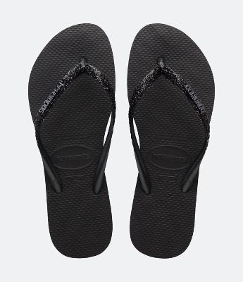 Chinelo Havaianas Tiras Finas com Glitter