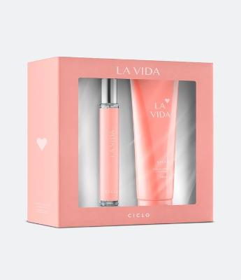 Kit Colonia Ciclo La Vida 30ml + Hidratante