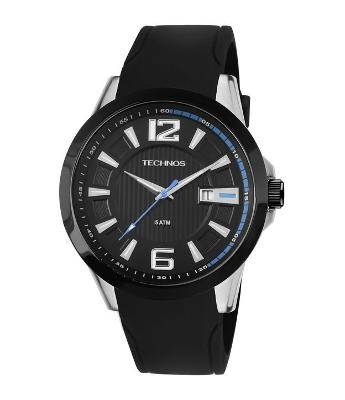 Relógio Technos Pulseira em Silicone com Caixa em Aço 2115KNW8P
