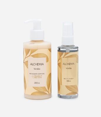 Kit Corporal Vanilla com Hidratante Corporal 200ml + Body Splash 100ml Alchemia