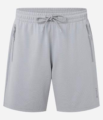 Bermuda Esportiva Texturizada com Cós Elástico e Zíper no Bolso